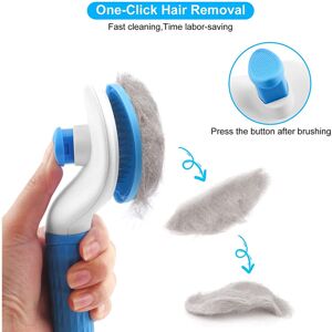 Ranpo Pet Groom Brushes with Cleaning Button for Dog Cat Ranpo Pet Groom Brushes with Cleaning Button for Dog Cat