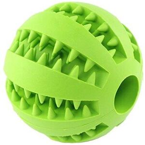 GreenZech (Green) IQ Treat Ball Rubber Dog Balls Toys with Bite Resistant Soft Rubber GreenZech (Green) IQ Treat Ball Rubber Dog Balls Toys with Bite Resistant Soft Rubber