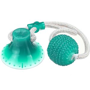 GreenZech (Green) Pet Molar Bite with Suction Cup Rubber Ball Pet Toys GreenZech (Green) Pet Molar Bite with Suction Cup Rubber Ball Pet Toys