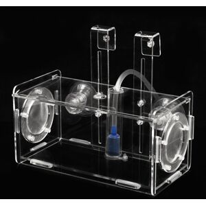 GreenZech Acrylic Clear Fish Breeding Hatchery Incubator Aquarium Breeder Isolation Box GreenZech Acrylic Clear Fish Breeding Hatchery Incubator Aquarium Breeder Isolation Box