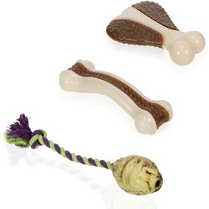 GreenZech Pet Molar Bite Toy - Interactive Dog Chew Bones for Teeth Cleaning GreenZech Pet Molar Bite Toy - Interactive Dog Chew Bones for Teeth Cleaning