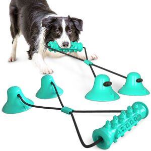GreenZech (Blue) Dog Molar Bite Chew Toy Rope Pull Interactive with Suction Cup for Pullin GreenZech (Blue) Dog Molar Bite Chew Toy Rope Pull Interactive with Suction Cup for Pullin