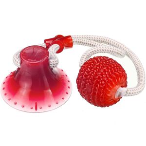 GreenZech (Red) Multifunction Pet Molar Bite Toy with Suction Cup Pet Supplies Rubber Ball GreenZech (Red) Multifunction Pet Molar Bite Toy with Suction Cup Pet Supplies Rubber Ball