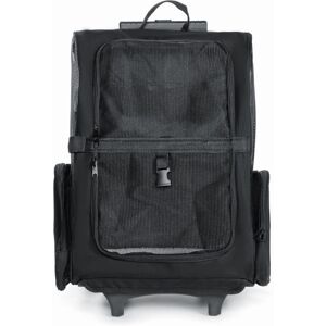 GreenZech (Black, L) 2 In 1 Pet Carrier Backpack Dog Cat Puppy Cart Breathable Outdoor Tra GreenZech (Black, L) 2 In 1 Pet Carrier Backpack Dog Cat Puppy Cart Breathable Outdoor Tra