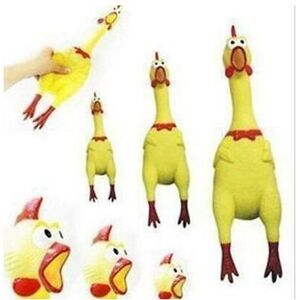 Unbranded (17CM) Screaming Rubber Yellow Chicken Pet Dog Toy Squeak Squeaker Chew Gift Unbranded (17CM) Screaming Rubber Yellow Chicken Pet Dog Toy Squeak Squeaker Chew Gift