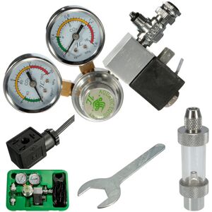 GreenZech Co2 Regulator Magnetic Solenoid Two Gauge Bubble Counter Planted Aquarium GreenZech Co2 Regulator Magnetic Solenoid Two Gauge Bubble Counter Planted Aquarium