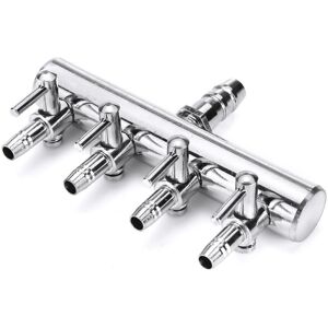 GreenZech (4 ways) Oxygen Pump Valve Stainless Steel Lever Aquarium Air Flow Control Fish GreenZech (4 ways) Oxygen Pump Valve Stainless Steel Lever Aquarium Air Flow Control Fish