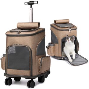 Unbranded Pet Travel Trolley Bag Draw Bar Pet Stroller Travel Carrier Cat Backpack Cage Ad Unbranded Pet Travel Trolley Bag Draw Bar Pet Stroller Travel Carrier Cat Backpack Cage Ad