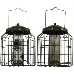 Selections Heavy Duty Squirrel Proof Hanging Bird Seed & Nut Feeders (Set of 2) Selections Heavy Duty Squirrel Proof Hanging Bird Seed & Nut Feeders (Set of 2)