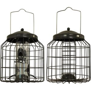 Selections Squirrel Proof Hanging Bird Seed & Fatball Feeders (Set of 2) Selections Squirrel Proof Hanging Bird Seed & Fatball Feeders (Set of 2)