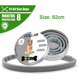 Unbranded (Gray, box 62cm) Pet Dog Cat Collar Anti-flea and Ticks Collar for Dog Cats Rubb Unbranded (Gray, box 62cm) Pet Dog Cat Collar Anti-flea and Ticks Collar for Dog Cats Rubb