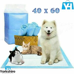 Yorkshire Homeware Ltd (Medium : 40 x 60 cm, 50 x pads) Puppy Training Pads Wet Indicator Train Toilet Yorkshire Homeware Ltd (Medium : 40 x 60 cm, 50 x pads) Puppy Training Pads Wet Indicator Train Toilet