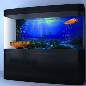 GreenZech Aquarium Background Poster - 122*50cm Landscape Fish Tank Decoration GreenZech Aquarium Background Poster - 122*50cm Landscape Fish Tank Decoration