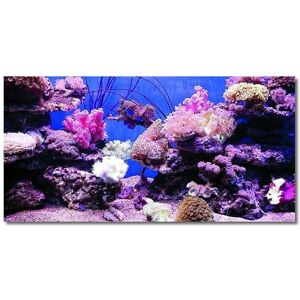 GreenZech (122*61cm) Coral HD Aquarium Background Poster Fish Tank Decorations Landscape S GreenZech (122*61cm) Coral HD Aquarium Background Poster Fish Tank Decorations Landscape S