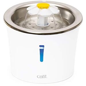 Catit Flower Drinking Fountain with Stainless Steel Top Catit Flower Drinking Fountain with Stainless Steel Top