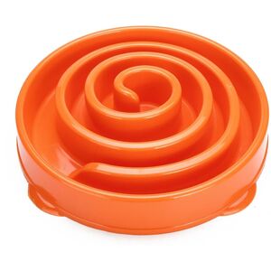 GreenZech (Orange, L) Dog Slow Food Bowl Down Eating Feeder Dish Pet Dog Cat Feeding Anti GreenZech (Orange, L) Dog Slow Food Bowl Down Eating Feeder Dish Pet Dog Cat Feeding Anti