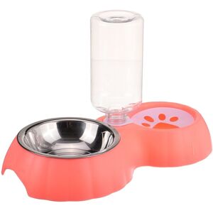 GreenZech Red Automatic Pet Water Dispenser - Water Fountain & Food Bowl GreenZech Red Automatic Pet Water Dispenser - Water Fountain & Food Bowl