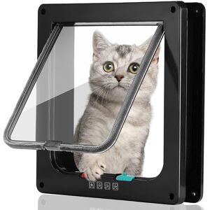 Unbranded (Black, XL) Cat Door Small Pet Entry And Exit Security Gate On Doors And Windows Unbranded (Black, XL) Cat Door Small Pet Entry And Exit Security Gate On Doors And Windows