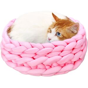 GreenZech (Type E) 40CM Handmade Knitting Pet Cat Dog Pet Bed Nests House Cushion Mat Pad GreenZech (Type E) 40CM Handmade Knitting Pet Cat Dog Pet Bed Nests House Cushion Mat Pad