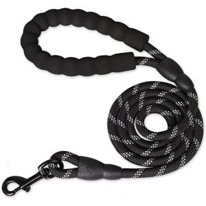 Unbranded (5FT-Black, 5FT?1.5M?) 5FT Reflective Dog Leash Rope Pet Leashes For Big Small M Unbranded (5FT-Black, 5FT?1.5M?) 5FT Reflective Dog Leash Rope Pet Leashes For Big Small M