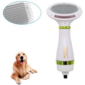 GreenZech (Gold, EU Plug) 2 in 1 Dog Cat Pet Hair Dryer Comb Speed and Temperatures Adjust GreenZech (Gold, EU Plug) 2 in 1 Dog Cat Pet Hair Dryer Comb Speed and Temperatures Adjust