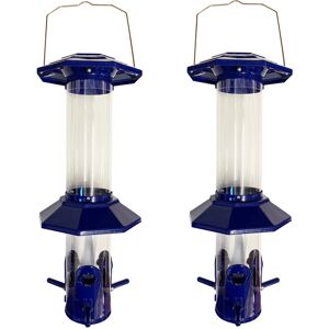 Selections Squirrel Proof Hanging Bird Seed Feeder (Set of 2) Selections Squirrel Proof Hanging Bird Seed Feeder (Set of 2)