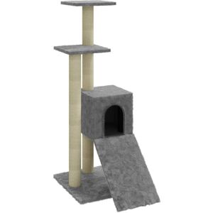 vidaXL Cat Tree with Sisal Scratching Posts - 92 cm - Cat Tree vidaXL Cat Tree with Sisal Scratching Posts - 92 cm - Cat Tree