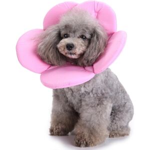 GreenZech (L) Soft Sponge Flower Shape Dog Cat Collar Pet Elizabeth Circle Wound Healing A GreenZech (L) Soft Sponge Flower Shape Dog Cat Collar Pet Elizabeth Circle Wound Healing A
