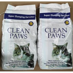 PETTEX Clean Paws Cat Litter 15Kg 2 Pack PETTEX Clean Paws Cat Litter 15Kg 2 Pack