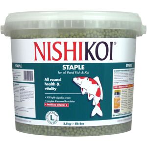 Nishikoi Staple 2.5kg Fish Food Large Pellet Nishikoi Staple 2.5kg Fish Food Large Pellet