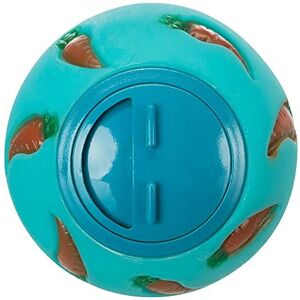 Trixie Plastic Snack Ball, 7 cm, Assorted Colors ( Blue/ Yellow ) Trixie Plastic Snack Ball, 7 cm, Assorted Colors ( Blue/ Yellow )