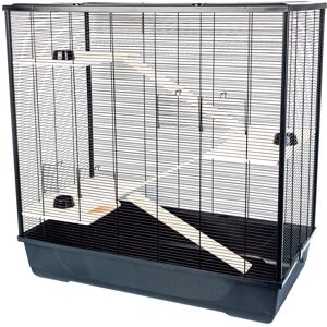 Little-Friends (Black) Rat Hamster Pet Animal 3 Tiers Cage The Belfry XL Little-Friends (Black) Rat Hamster Pet Animal 3 Tiers Cage The Belfry XL
