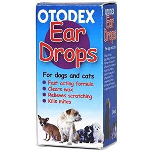 Petlife Otodex Cat and Dog Ear Drops - kills mites removes wax 14ml Petlife Otodex Cat and Dog Ear Drops - kills mites removes wax 14ml