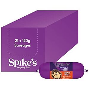 Spikes Spike's Hedgehog Food, Meaty Feast Sausage 70% Fresh Chicken & Pork Wheat Spikes Spike's Hedgehog Food, Meaty Feast Sausage 70% Fresh Chicken & Pork Wheat
