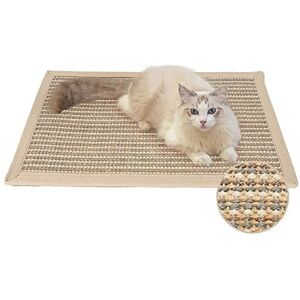 FUKUMARU Cat Scratcher Mat, 23.6 X 15.7 Inch Natural Sisal Cat Scratch Mats, Hor FUKUMARU Cat Scratcher Mat, 23.6 X 15.7 Inch Natural Sisal Cat Scratch Mats, Hor