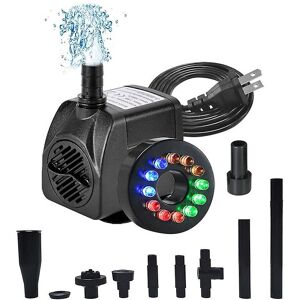Unbranded (UK) Submersible Water Pump Led Light Water Pump Fountain Pump Ultra Quiet Unbranded (UK) Submersible Water Pump Led Light Water Pump Fountain Pump Ultra Quiet