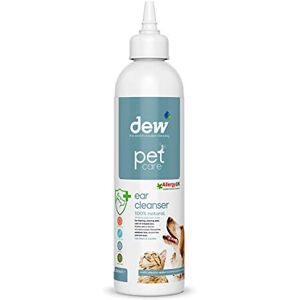 DEW Pet Ear Care 250ml: 100% Natural Dog Ear Cleaner Solution Antibacterial Dr DEW Pet Ear Care 250ml: 100% Natural Dog Ear Cleaner Solution Antibacterial Dr