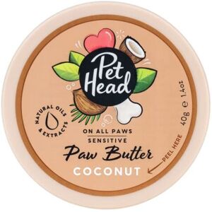 Company Of Animals Pet Head Coconut Paw Butter 40g, On All Paws, Paw Moisturiser Balm, Soothes & No Company Of Animals Pet Head Coconut Paw Butter 40g, On All Paws, Paw Moisturiser Balm, Soothes & No