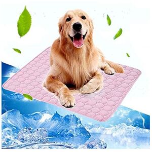 KALINU Pet Cooling Mat, Heat Relief Mat Dog Cooling Pad, Ice Silk Material Soft KALINU Pet Cooling Mat, Heat Relief Mat Dog Cooling Pad, Ice Silk Material Soft