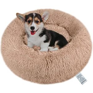 Moistu Donut Dog Bed Medium Washable - Round Calming Pet Cuddler Relief Anti Anxiety - Moistu Donut Dog Bed Medium Washable - Round Calming Pet Cuddler Relief Anti Anxiety -