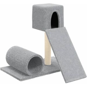 (Light grey) vidaXL Cat Tree with Sisal Scratching Posts Cat Activity Centre Mul (Light grey) vidaXL Cat Tree with Sisal Scratching Posts Cat Activity Centre Mul
