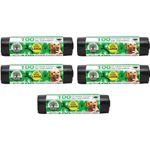 LND Gifts 500 x Dog Poo Bags Extra Large With Tie Handles Doggy 30cm x 36cm LND Gifts 500 x Dog Poo Bags Extra Large With Tie Handles Doggy 30cm x 36cm