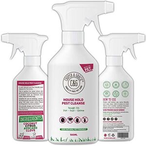 C&G Pets HOUSE HOLD PEST CLEANSE 500ML ELIMINATES FLEA BEDBUG MITE 100% NA C&G Pets HOUSE HOLD PEST CLEANSE 500ML ELIMINATES FLEA BEDBUG MITE 100% NA