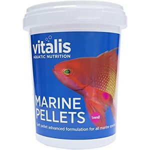 Vitalis Aquatic Nutrition Vitalis Marine Pellets XS (1mm) 260g Fish Food Vitalis Aquatic Nutrition Vitalis Marine Pellets XS (1mm) 260g Fish Food
