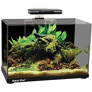Aqua One Focus 36 Glass Aquarium 36L (50x25x36cm) Black – Energy-Efficient LED, Aqua One Focus 36 Glass Aquarium 36L (50x25x36cm) Black – Energy-Efficient LED,