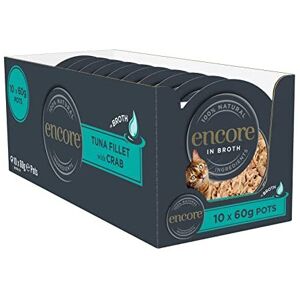 Encore 100% Natural Wet Cat Food Pot, Succulent Tuna with Pacific Crab in Broth Encore 100% Natural Wet Cat Food Pot, Succulent Tuna with Pacific Crab in Broth