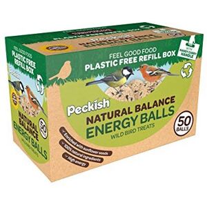 Peckish Natural Balance High Energy Fat Balls for Wild Birds - 50 fat ball Box Peckish Natural Balance High Energy Fat Balls for Wild Birds - 50 fat ball Box