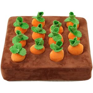 Tlily Interactive Dog Toys,Carrot Snuffle Mat for Plush Puzzle Toys 2 in 1 Nosework Fe Tlily Interactive Dog Toys,Carrot Snuffle Mat for Plush Puzzle Toys 2 in 1 Nosework Fe