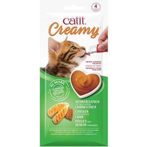 Catit Creamy Lickable Treats (Chicken & Lamb, 40 g) - Grain-Free Cat Treats, Hig Catit Creamy Lickable Treats (Chicken & Lamb, 40 g) - Grain-Free Cat Treats, Hig