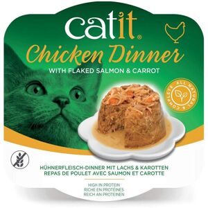 Catit Chicken Dinner Cat Best Food (Salmon & Carrot, 80 g) Catit Chicken Dinner Cat Best Food (Salmon & Carrot, 80 g)